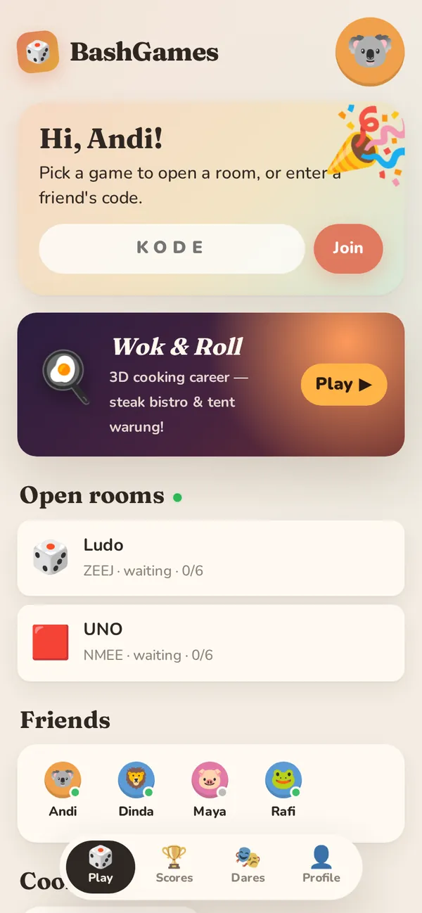 BashGames screenshot